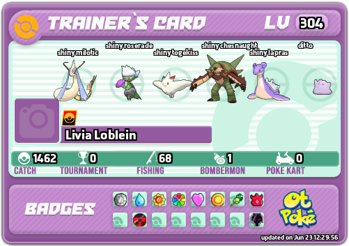 Livia Loblein Card otPokemon.com