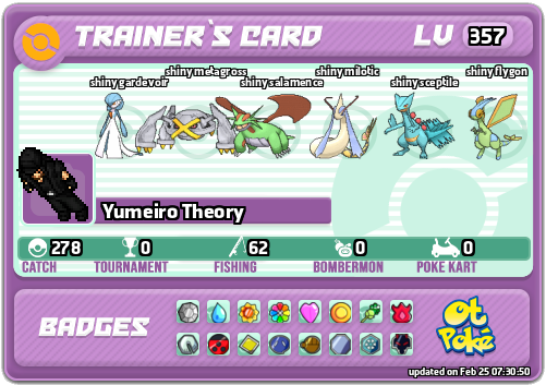 Yumeiro Theory Card otPokemon.com