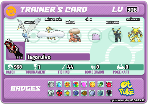 Iagoruivo Card otPokemon.com