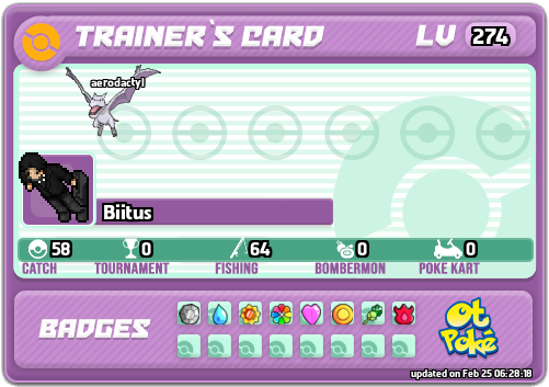 Biitus Card otPokemon.com