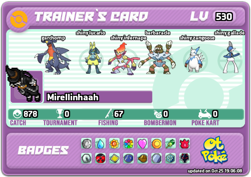 Mirellinhaah Card otPokemon.com