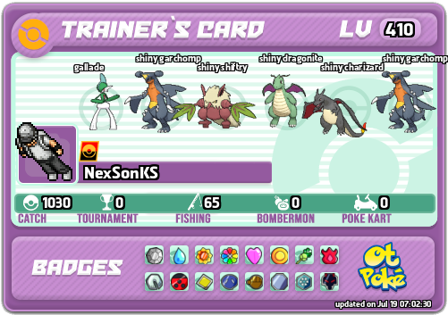 NexSonKS Card otPokemon.com
