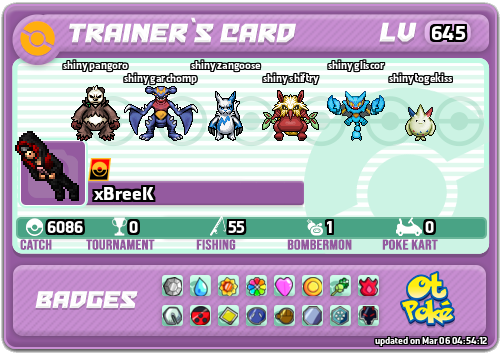 xBreeK Card otPokemon.com