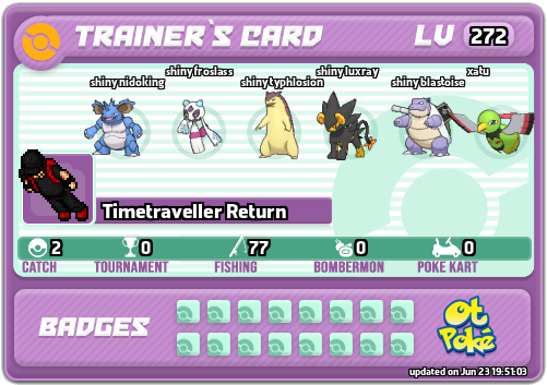 Timetraveller Return Card otPokemon.com