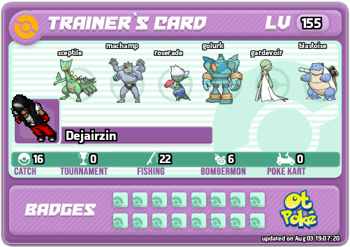 Dejairzin Card otPokemon.com