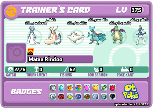 Mataa Rindoo Card otPokemon.com