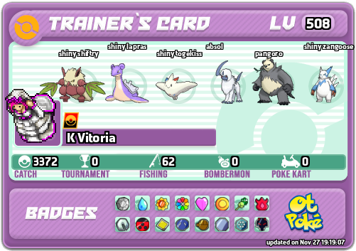 K Vitoria Card otPokemon.com