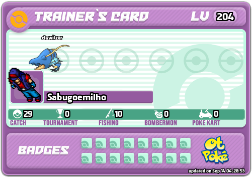 Sabugoemilho Card otPokemon.com