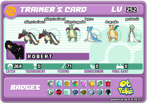 R O B E R T Card otPokemon.com