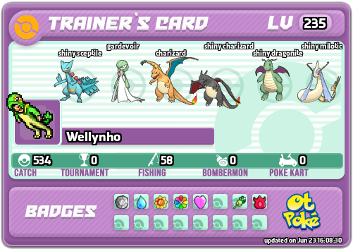 Wellynho Card otPokemon.com
