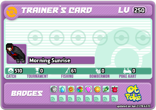 Morning Sunrise Card otPokemon.com