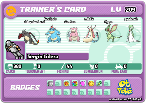 Sergin Lidera Card otPokemon.com