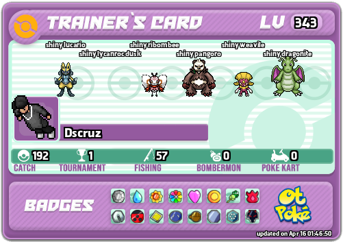 Dscruz Card otPokemon.com