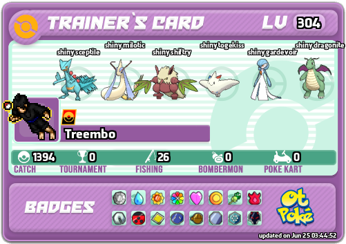 Treembo Card otPokemon.com