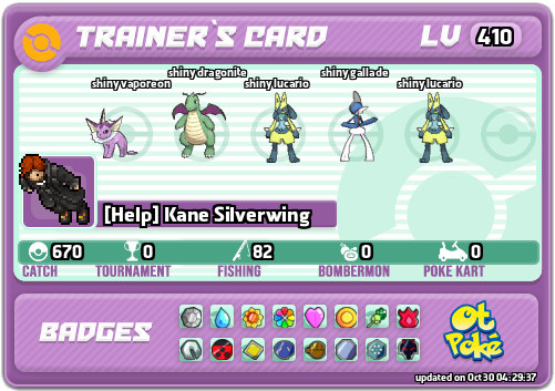 [Help] Kane Silverwing Card otPokemon.com