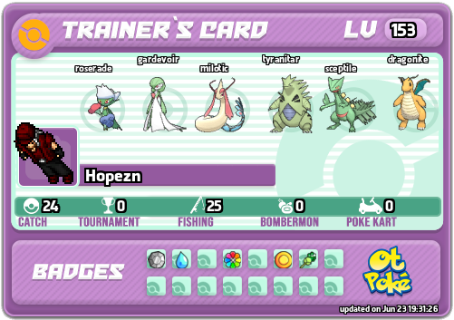 Hopezn Card otPokemon.com