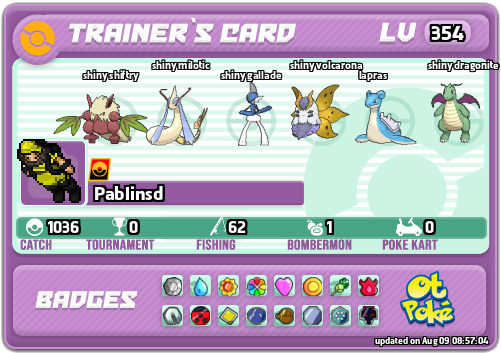 Pablinsd Card otPokemon.com