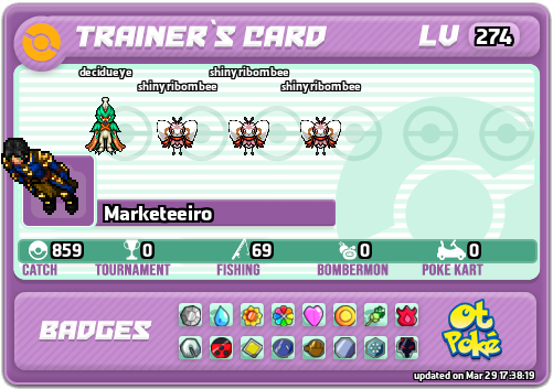 Marketeeiro Card otPokemon.com