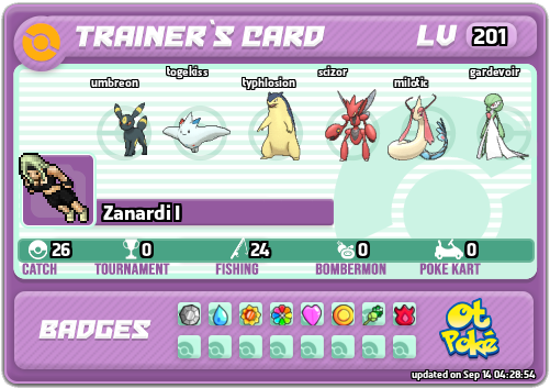 Zanardi I Card otPokemon.com