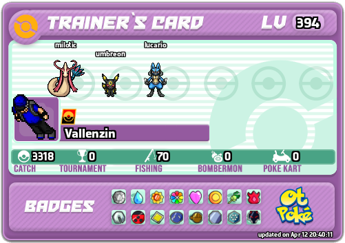 Vallenzin Card otPokemon.com