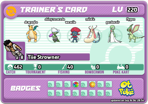 Tiie Strowner Card otPokemon.com