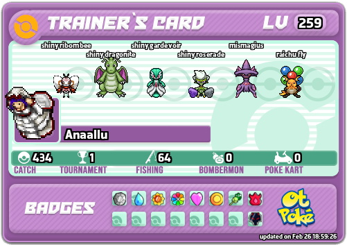 Anaallu Card otPokemon.com