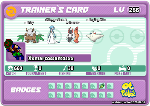 Xxmarcossantosxx Card otPokemon.com