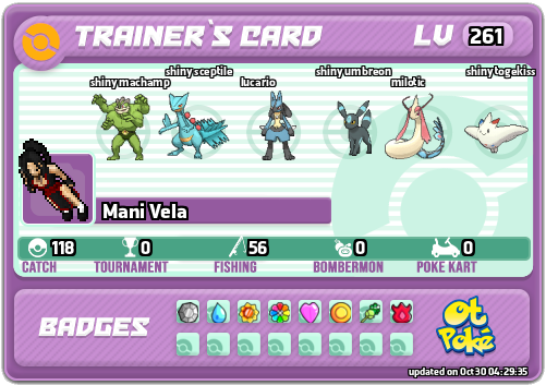 Mani Vela Card otPokemon.com