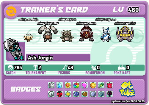 Ash Jorgin Card otPokemon.com