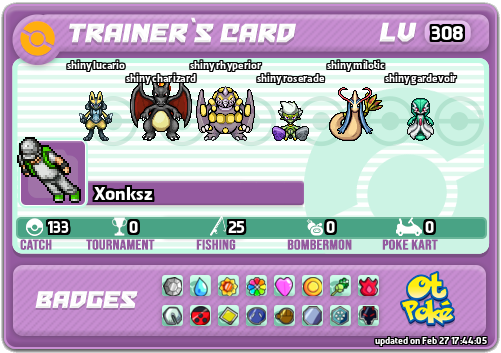 Xonksz Card otPokemon.com