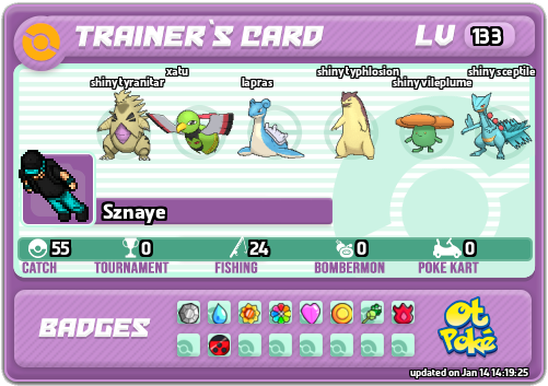 Sznaye Card otPokemon.com