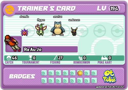 Ra Au Jo Card otPokemon.com