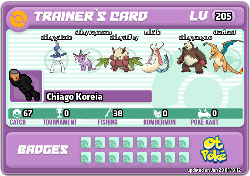 Chiago Koreia Card otPokemon.com