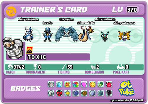 T O X I C Card otPokemon.com