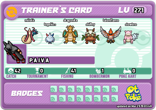 P A I V A Card otPokemon.com