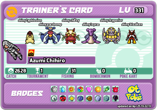 Azumi Chihiro Card otPokemon.com