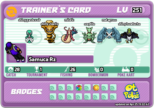 Samuca Rz Card otPokemon.com