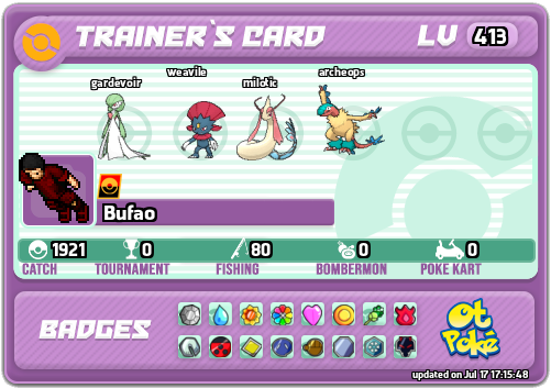 Bufao Card otPokemon.com