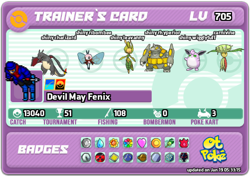 Devil May Fenix Card otPokemon.com
