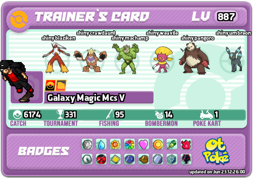 Galaxy Magic Mcs V Card otPokemon.com